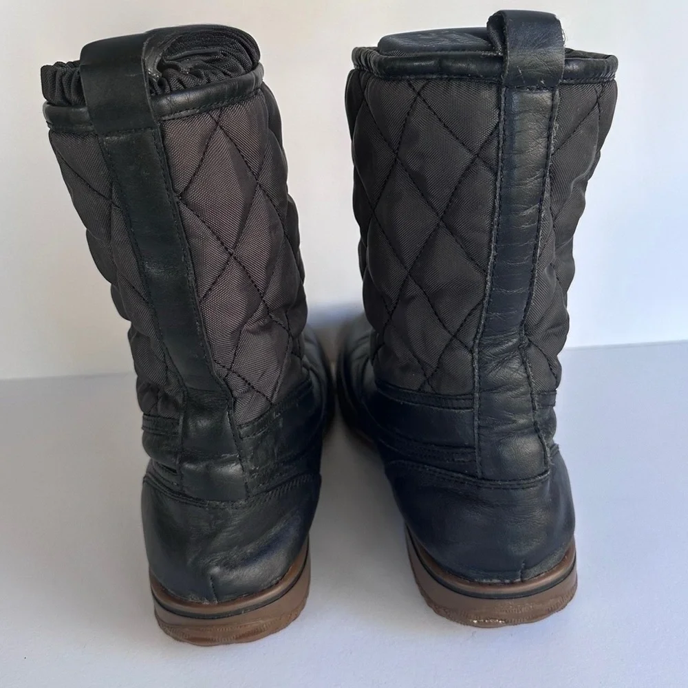 Coach Womens SAMARA Anline Black Quilted All Weather Winter SnowBoots Shoe 8B - Picture 4 of 7